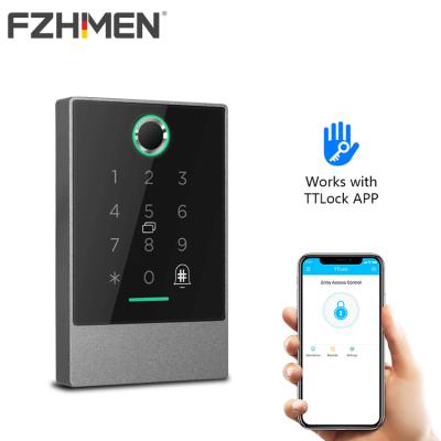 China Anti-theft Zinc Alloy Digital Wireless Deadbolt Electronic Fingerprint Door Locks With TTT APP Keypad Smart Lock for sale