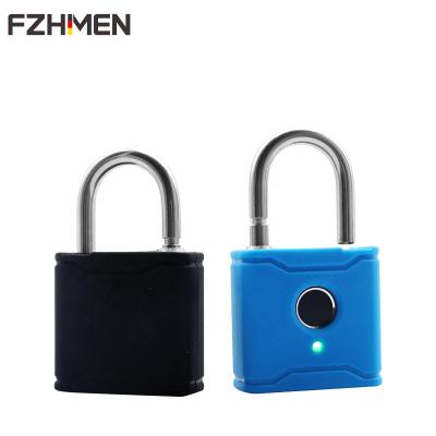 China Factory Price Best Quality Silicone Fingerprint Low Price Zinc Alloy IP65 BLE Wifi Electronic Smart Padlock Wholesale Durable Waterproof App Control for sale