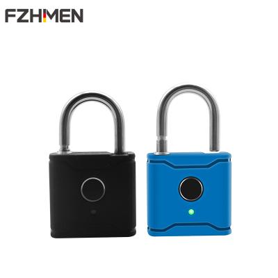 China Zinc Alloy+Electronic Smart Padlock SDK API IP65 BLE Wifi Silicone Waterproof Fingerprint App Control for sale