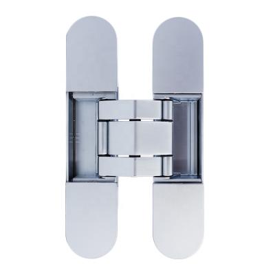 China Modern Factory Direct Sale 3D Hinge Adjustable Hidden Zinc Alloy Invisible Hinges for sale