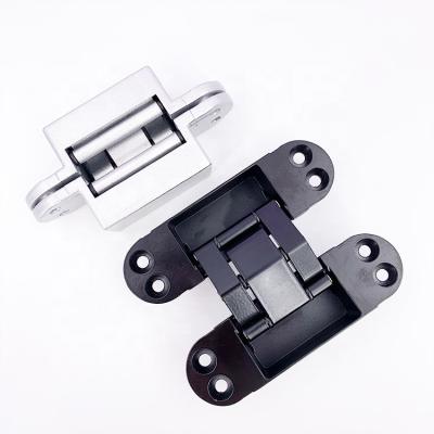 China Modern High Quality Zinc Alloy 180 Degree 3D Concealed Hinge 40 Kg Door Weight Concealed Door Hinge for sale