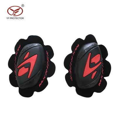 China YF Universal Protector Customized Durable Knee Roller Motorcycle Racing Branded Knee Slider Knee Pads for sale