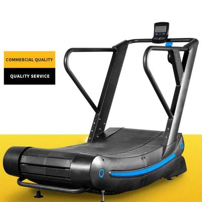 China Commercial Running Machine Commercial Running Sporting Goods Adjustable Resistance Motorless Curved Treadmill for sale