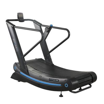 China Mechanical Commercial High Quality Manual Curved No Motor Treadmill For Commercial Use for sale