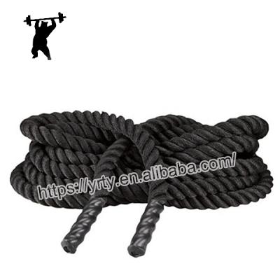 China Universal 9mm Nylon Battle Rope Power Training Rope Workout Rope for sale