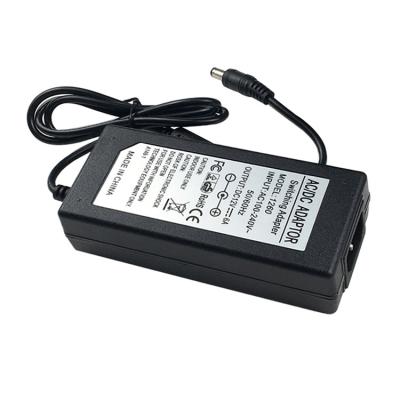 China Shenzhen Supplier OEM 100 Input 240v 50/60hz AC In DC Class II AC Adapter Class 2 Transformer 12V 6A Power Load Adapter 127*56*32mm for sale