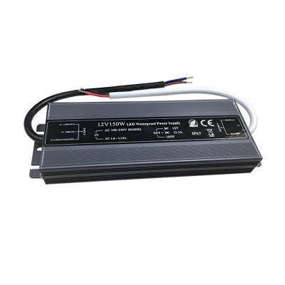 China For high quality led 110v 220v 12v ac to dc 150w waterproof super slim smps switching power supply for strip light for sale