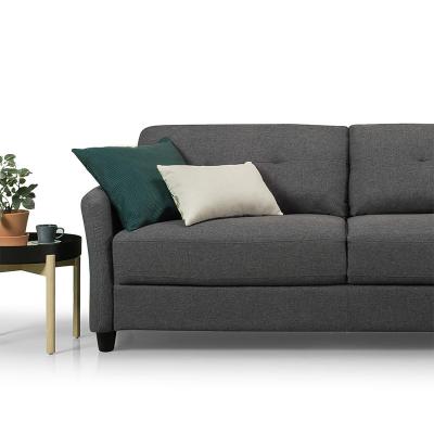 China JINGLONG modern warm loveseat modern fabric sofas couch futon sofa with mattress, wooden frame, armchair for sale