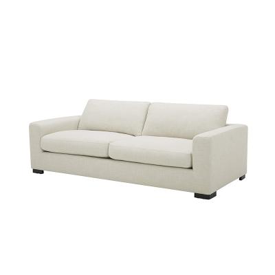 China Cheap Modern Cream White Special Mid Century White Couch Customization LOVESEATS Oversized SOFA With Two Seats for sale