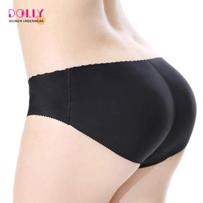 China Antibacterial Seamless Panties Women Shapewear Invisible Butt Pads Panties Hip Enhancer Padded Briefs for sale