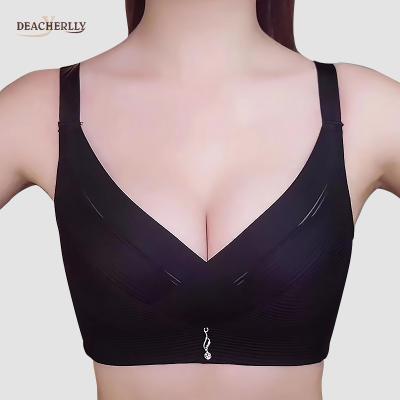 China Breathable plus size bra wireless bra 32 34 36 38 40 size seamless bra for sale