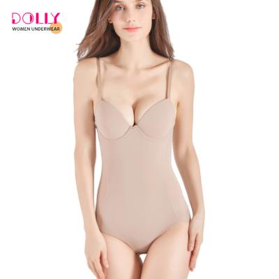 China Wholesale Antibacterial Ladies Shapewear Corset Slimming Body Speaker Body Shaper With Push Up Bra for sale