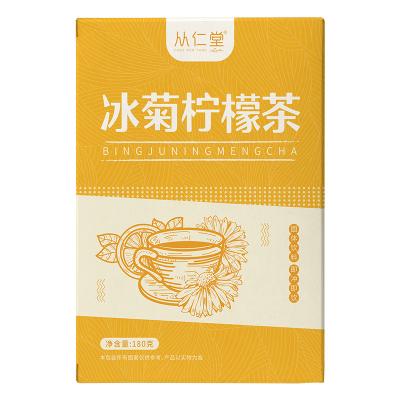 China Wholesale Customized Instant Tea Powder Ice Chrysanthemum Lemon Tea Mix Granule Tea Weight Loss Lemon Tea Support OEM for sale