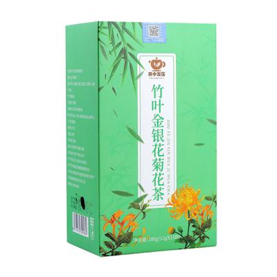 China Tea Bags Customized Leaf Honeysuckle Chrysanthemum Cassia Seed Tea 12gx15 Bags/Box Bamboo Detox Tea for sale