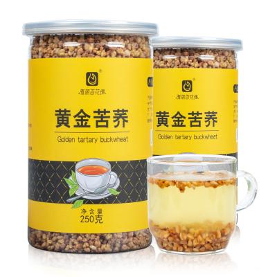 China Customized wholesale canned tea gold buckwheat tartary tea canned 250g buckwheat tea wholesale black buckwheat tartary tea for sale