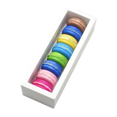 China Premium Biodegradable Macarons Package Box Kraft Paper Bakery Box Dessert Packaging for sale