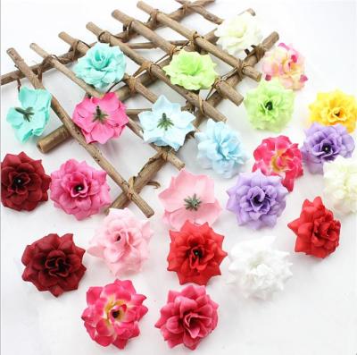 China Cake decoration FC1502 wedding decoration small flower heads for cake decoration artificial flower head for sale