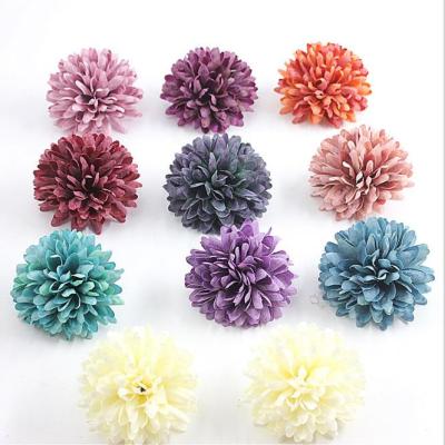 China Cake Decoration FC1503 Small Flower Heads Chrysanthemum Decoration Artificial Flower Carnation Head for sale