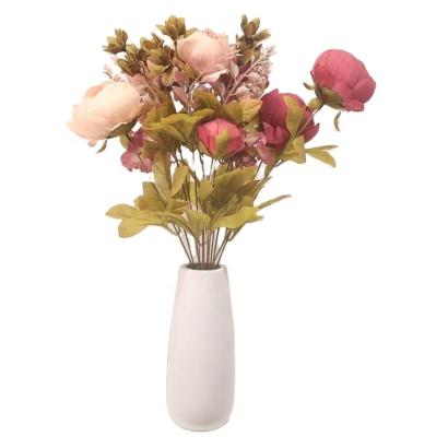 China High Quality Realistic Hot Sale Peony Realistic Indelible Artificial Flowers for sale