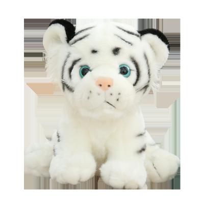 China Animal Plush Stuffed Tiger Soft Toys Gifts 15cm 20cm Zoo Toys High Quality Realistic 25cm for sale