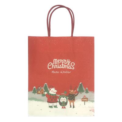 China China Recyclable Factory Custom Fancy Paper Bags For Christmas Gift for sale