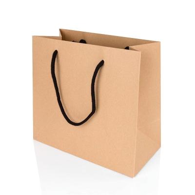 China Wholesale Custom Logo Printed Kraft Paper Bags Recyclable Hot Sale for sale