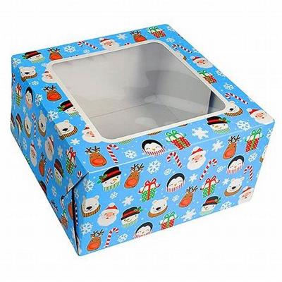 China Food Use Recyclable Cheap Price Cake Box With Custom Printing for sale