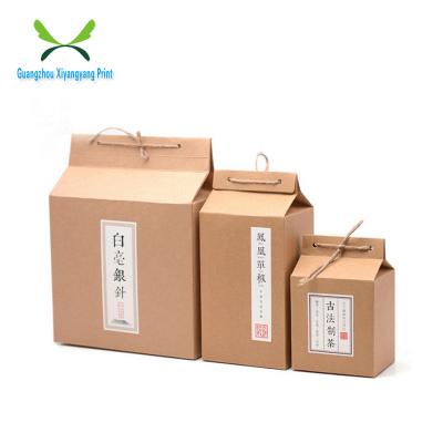 China High Quality Recycled Materials Size Honey Tea Kraft Packaging Paper Custom Box For Tea for sale