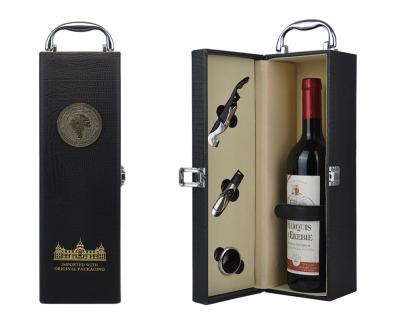 China Recycled Materials Wholesale Custom Recycled Luxury Paper Wine Box , Red Wine Bottle Shipping Paper Boxes for sale