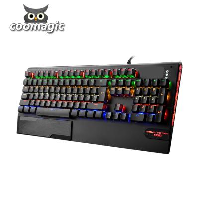 China Palm The Rest New High Quality LED Gaming Keyboard USB Wired Mechanical PC/Laptop Gaming Keyboard for sale