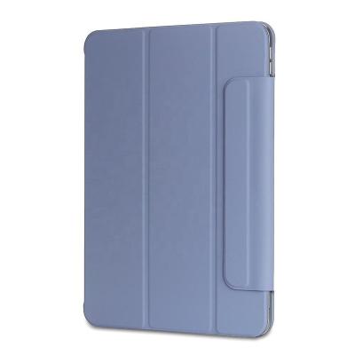 China Shockproof Suitable For Apple For iPad Case Three-Folding Bracket Cover Device For iPad Pro12.9 TPU Magnetic Suction Protective Case for sale