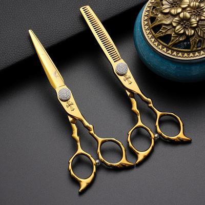 China Thinning Scissors Hot sale professional salon hair cutting scissors & shear barber beauty hairdressing left hand thinning scissors set for stylist for sale