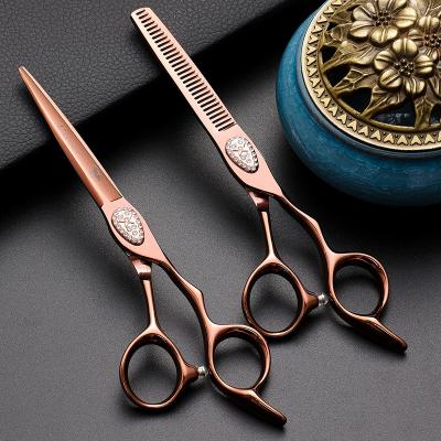 China Thinning Scissors Hot sale professional salon hair cutting scissors & shear barber beauty hairdressing left hand thinning scissors set for stylist for sale