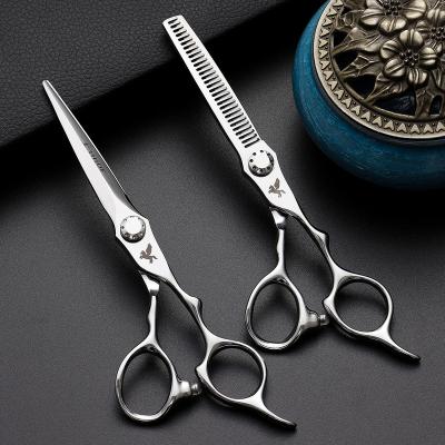 China Thinning Scissors Hot sale professional salon hair cutting scissors & shear barber beauty hairdressing left hand thinning scissors set for stylist for sale