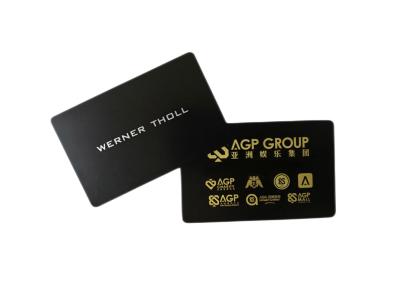 China Steel Brass Matt Black Metal Business Cards With Laser Engrave Logo Name for sale