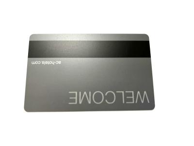 China Programmable Black Magnetic Stripe Card Printed Hotel Key Card for sale