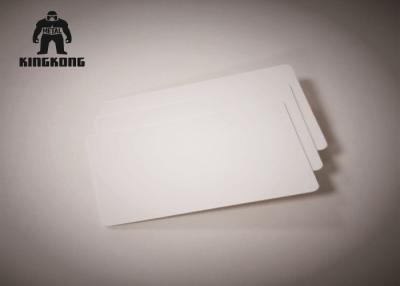 China Plain White  Clear Pvc Business Cards Printable Cr80 30 Mil  85.6x54x0.76mm for sale