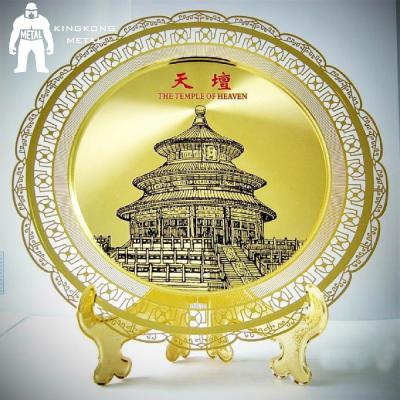 Chine Médaille d'or en métal de sablage ou gravure à l'eau-forte, médailles de récompense d'art populaire de club d'affaires à vendre