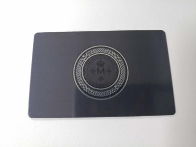 China 1cm 13.56mhz RFID Ntag216 Metaal Bedrijfs Zeer belangrijke Kaart Te koop