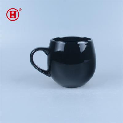 China [ZIBO HAODE CERAMIC] viable square mug with square handle/solid color mug/special shape mug for sale