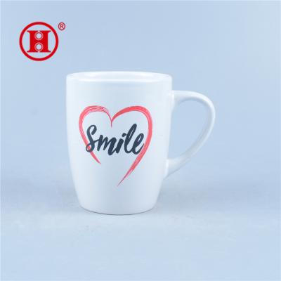 China [ZIBO HAODE CERAMICS] Logo Coffee Ceramic Cups And Customized By Viable Hot Sale Mugs for sale