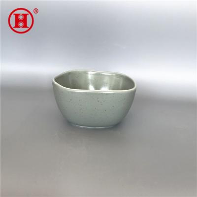 China [ZIBO HAODE CERAMIC] Japanese style stocked custom single ceramic bowl for sale