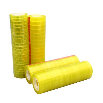 China Waterproof manufacturer directly supplies large rolls of paper transparent stationery tape for sale