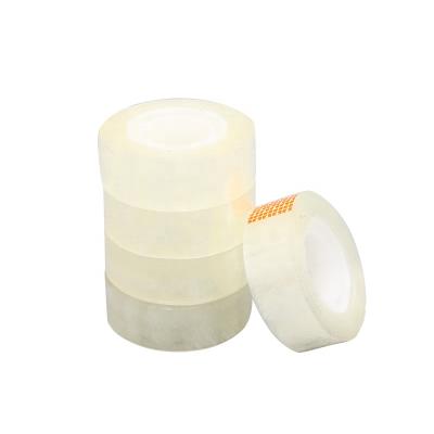 China Small Size Office Stationery Waterproof Bopp Core OEM Packing Tape Stationery Tape Wholesale Plastic Tape for sale