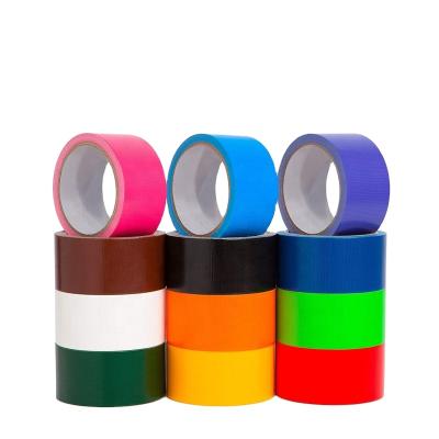 China Long-lasing Waterproof Cloth Binding Duct Tape Color Sticky Rubber Adhesive Tape For Book Spine for sale