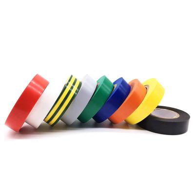 China Customized multicolor electrical tape ANTISTATIC resistant to high pressure flame retardant PVC insulation electrical tape for sale