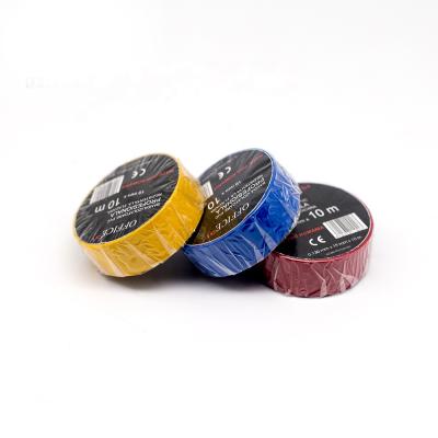 China Colored Adhesive PVC Vinyl Electrical Tape Compatible 10m ANTISTATIC Sample For Wire Insulation for sale