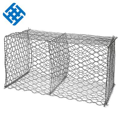 China Right twist. 1mx0.5mx0.5m Reverse Twist Heavy Duty Galvanized Welded Hexagonal Gabion Box Wire Mesh Factory for sale