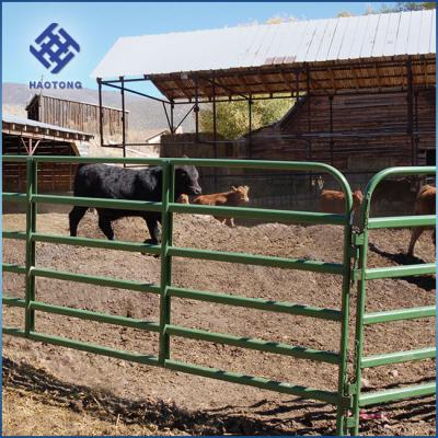 China Factory Supply 5 Rail Livestock Fence Cattle Fence Easily Assembled Panels for sale