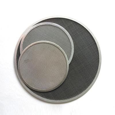 China Rolls Or Sheet Factory Supply Filter Disc For Rubber And Oil Industry Black Wire Cloth Filter Disc for sale